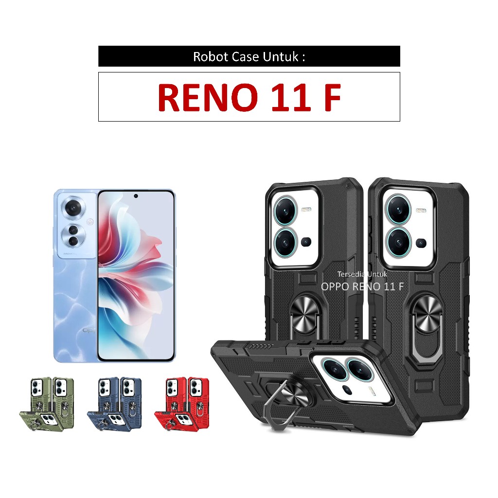 Hard Case OPPO RENO 11F / RENO 11 F / RENO11 F 5G Casing Armor Kesing Robot HP Premium
