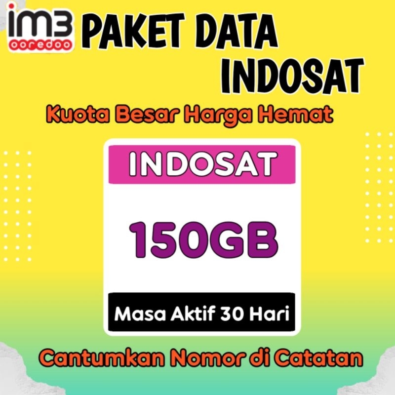 Paket Data Indosat 50GB dan 100GB 24 Jam