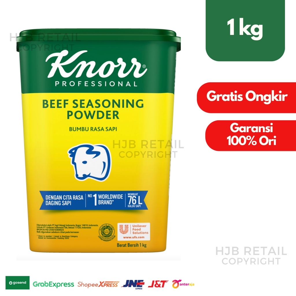 

Knorr Beef Powder 1kg / Knorr Beef Seasoning Powder 1kg / Knorr Beef / Kaldu Sapi Bubuk