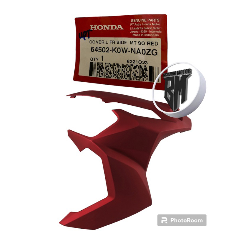COVER SAYAP KIRI MERAH DOF ADV 160 64502 K0W NA0ZG