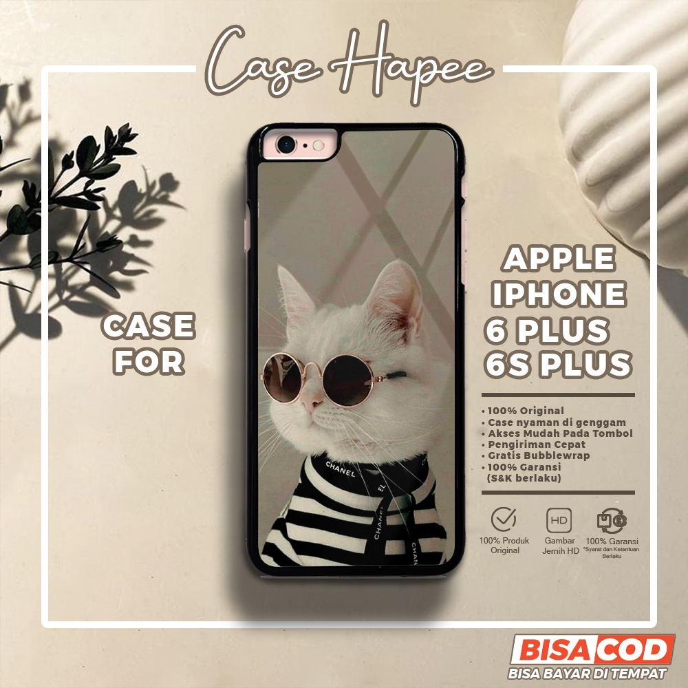 Case Iphone 6 Plus 6s Plus Casing Iphone 6 Plus 6s Plus [MEOW] Casehapee Case Glossy Case Aesthetic 