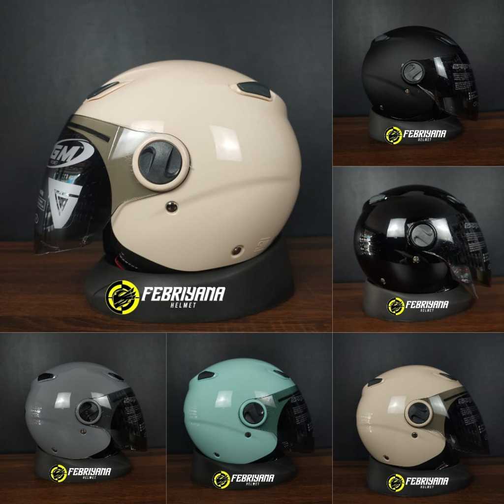 HELM GM HIJAB VENUS SOLID | HELM HIJAB PEREMPUAN