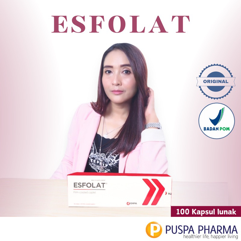 Esfolat - memenuhi kebutuhan vitamin dan mineral selama kehamilan (Asam Folat 1mg)