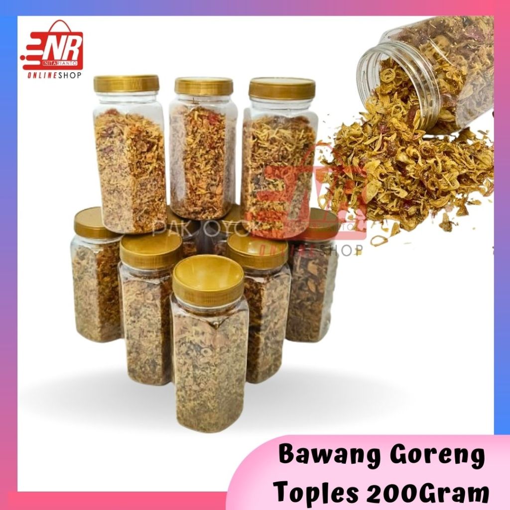 

Bawang Goreng Toples 200 Gram Siap Makan Bawang Goreng Renyah Gurih