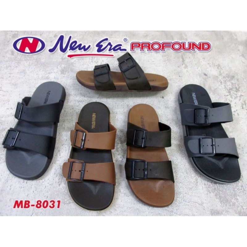 Sandal New era ban dua gesper pinggir,,, Gesper hidup bisa di geser sesuai ukuran kaki