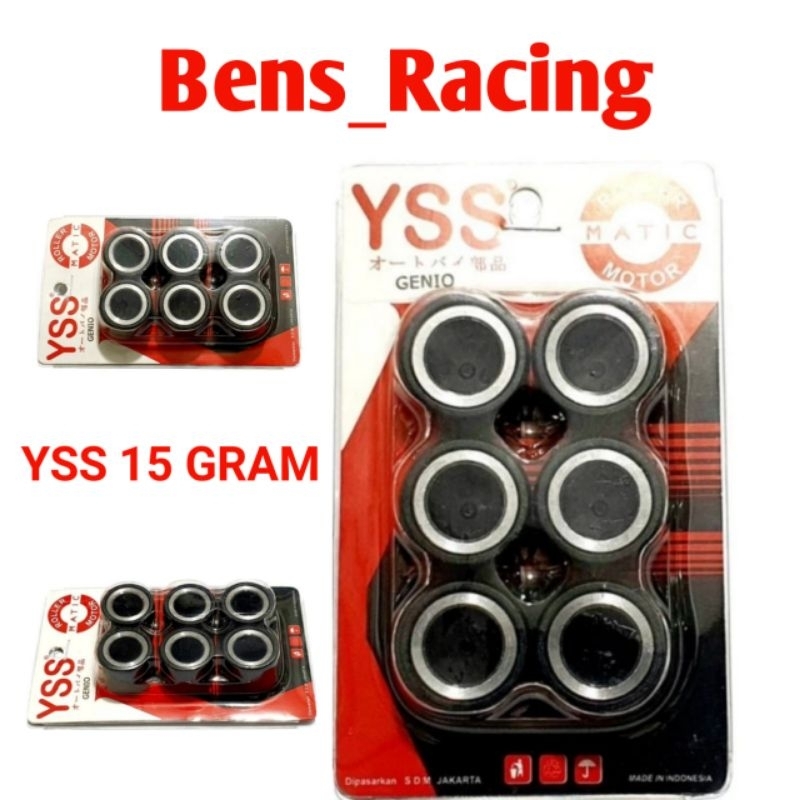 Roller Roler Loller Loler YSS Vario 125 150 160 PCX Genio Beat Deluxe Scoopy 2021 15Gram Gr g