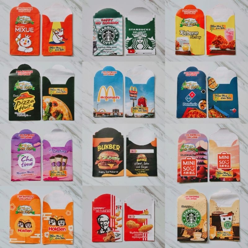 

20 Pcs Amplop Lebaran 2023 Unik / Angpao Lebaran Murah / Amplop Lebaran 2023 Murah Motif Snack Motif Uang Motif Peluk