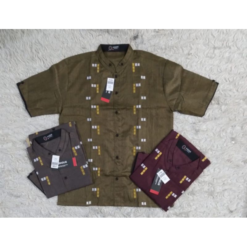 baju koko al bagus lengan pendek harga