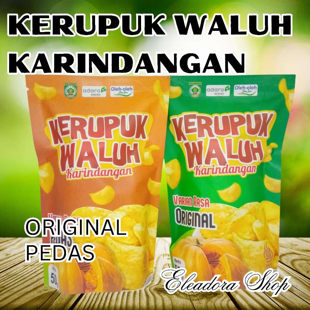 

Kerupuk Waluh Karindangan Khas Balangan - Kemasan Standing Pouch