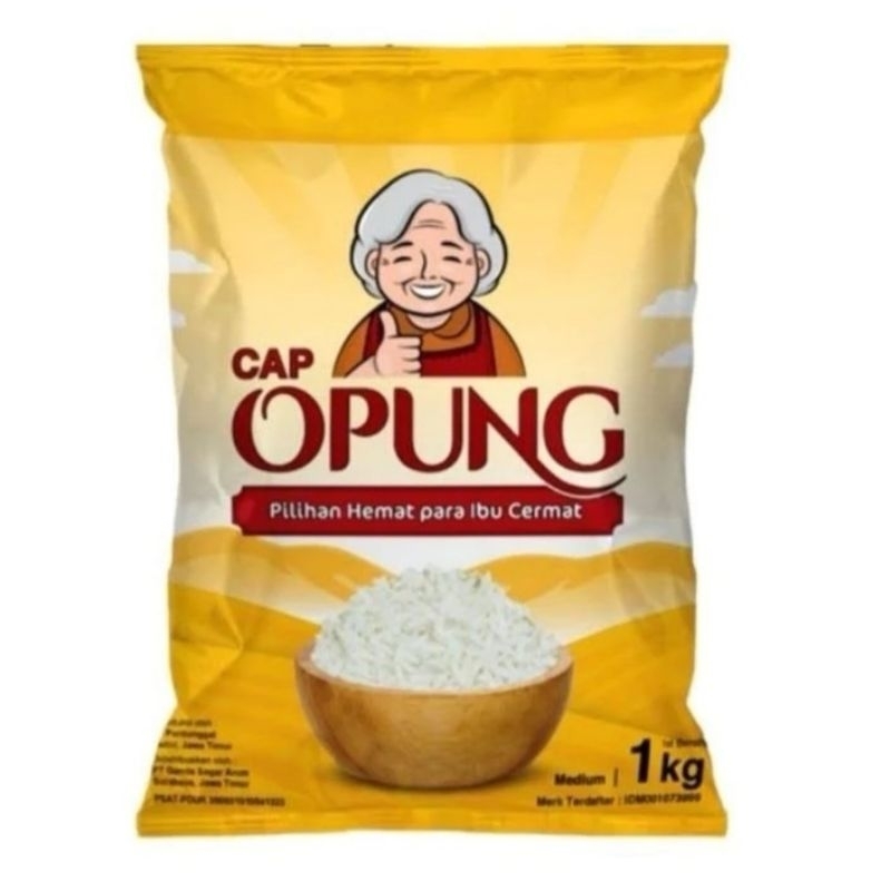 

Beras Premium Opung kemasan 1KG