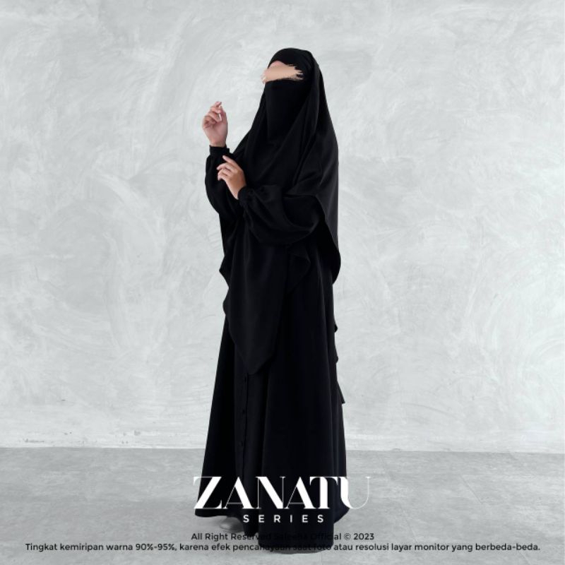 ‼️disc.20% |  ZANATU ABAYA BY SALEEHA OFFICIAL | Jetblack | ZANATU| NEW | NEW FORTAZELA | SALEEHA OF