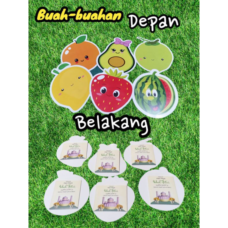 

Amplop ampau lebaran viral terlaris 2024 buah buahan isi 6