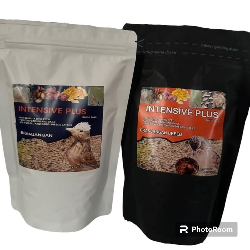 INTENSIVE PLUS - PAKAN BURUNG BRANJANGAN - MAKANAN BURUNG BIJIAN
