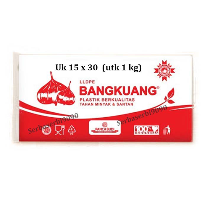 Plastik PE 15 x 30 cm/ Plastik Bening