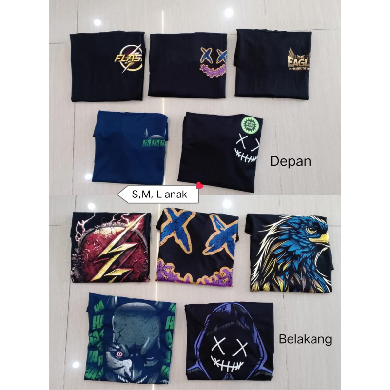 Kaos rhymes anak tanggung karakter