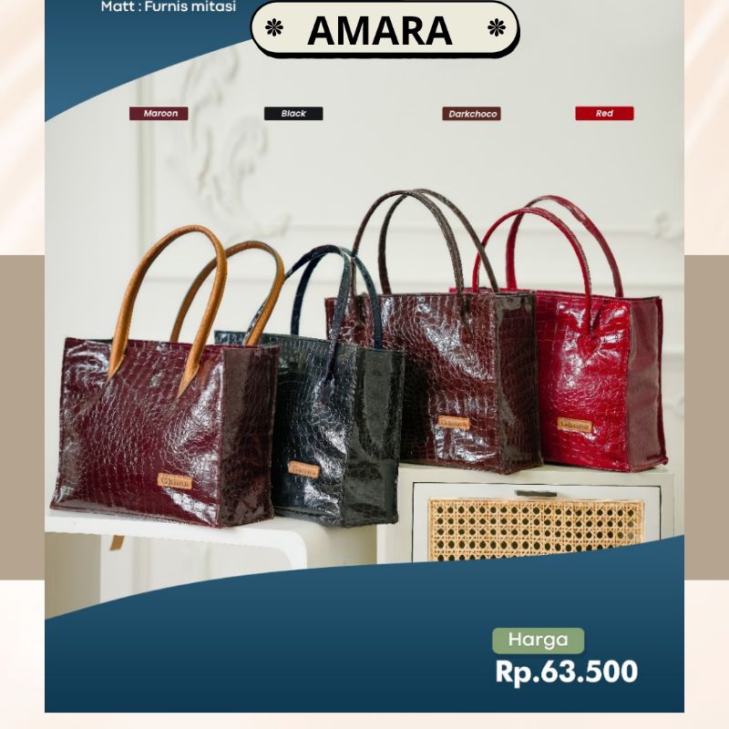 TAS WANITA ✓ AMARA BAG BY GHINA FASHION MATT PREMIUM TERLARIS BISA COD ✅