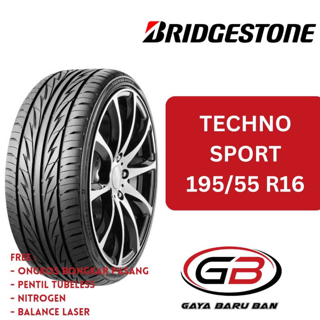 Ban Mobil Bridgestone Techno Sport 195/55 R16