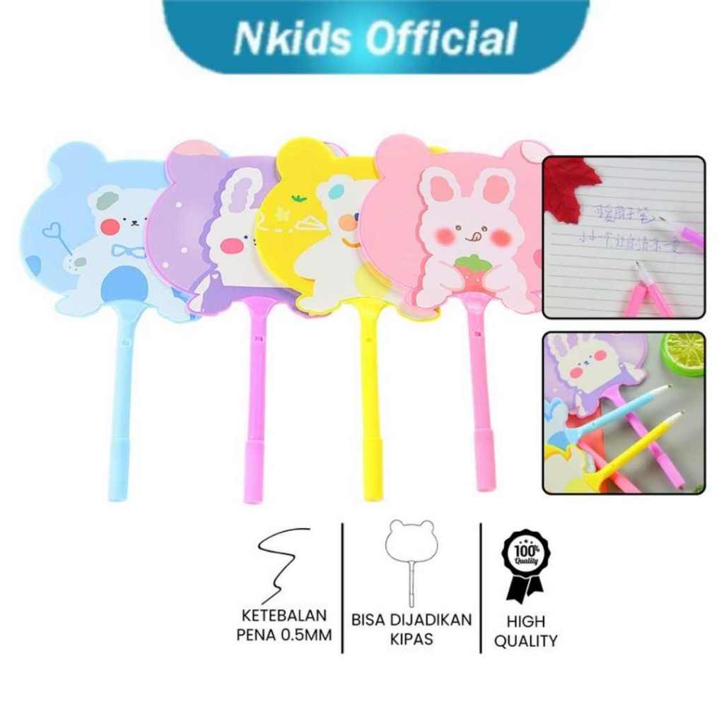 

Pulpen Kipas Karakter Animal Lucu