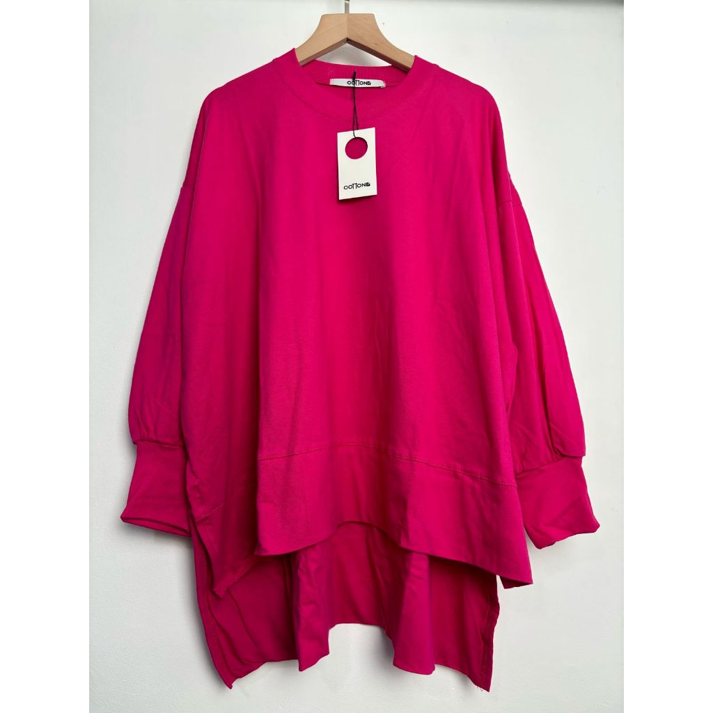 Kaos Oversize Jumbo Tunik Lengan Panjang Ld130 / Atasan Tunik Wanita Ld130 / Baju Tunik Wanita Lenga