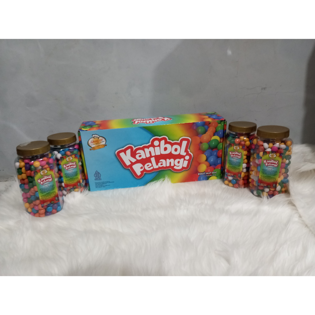 

Cemilan Lebaran 2024 - Camilan Coklat Shangrila Kanibol Pelangi Ori | Cemilan Lebaran isi 4 Toples Enak Murah