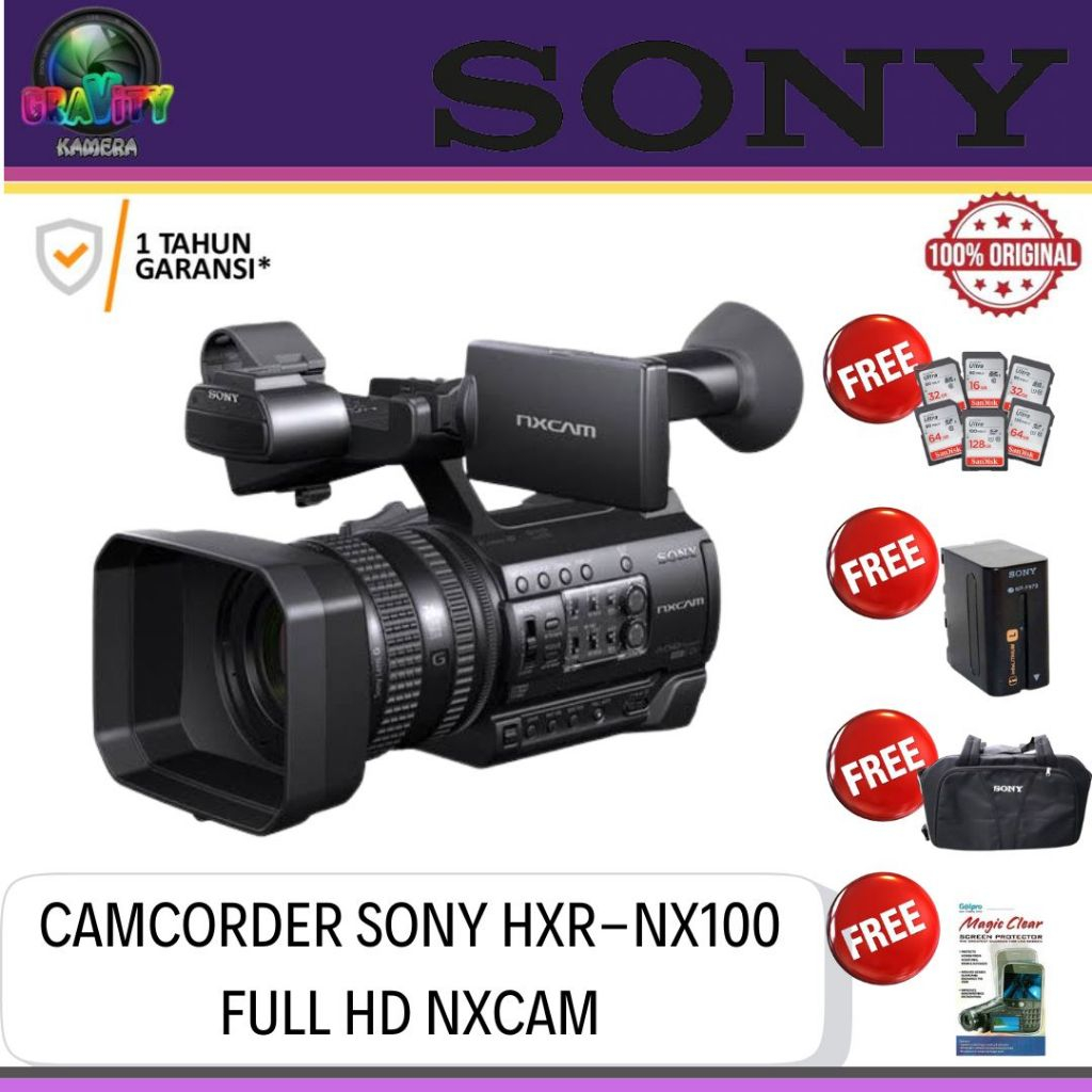 SONY HXR-NX100 CAMCORDER / SONY HXR-NX100 / SONY NX100