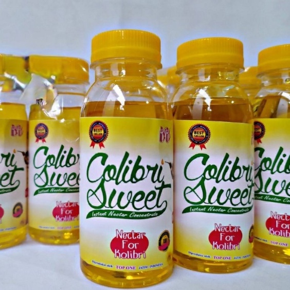 Free Ongkir COLIBRI SWEET 1 BOTOL BUKAN COLIBRI SWEAT SACHET NECTAR NEKTAR PAKAN MAKANAN BURUNG KOLI