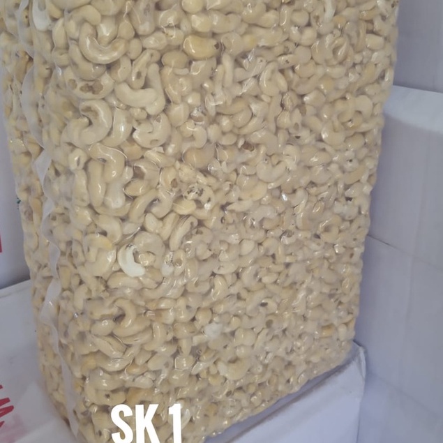 

JUC429 Ready Stok Kacang Mede Mentah Mete Utuh Murah 1kg SK1