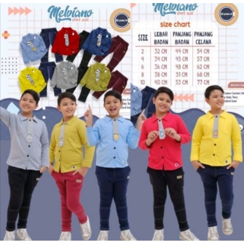 Set melviano bloom. id / setelan anak tangan panjang