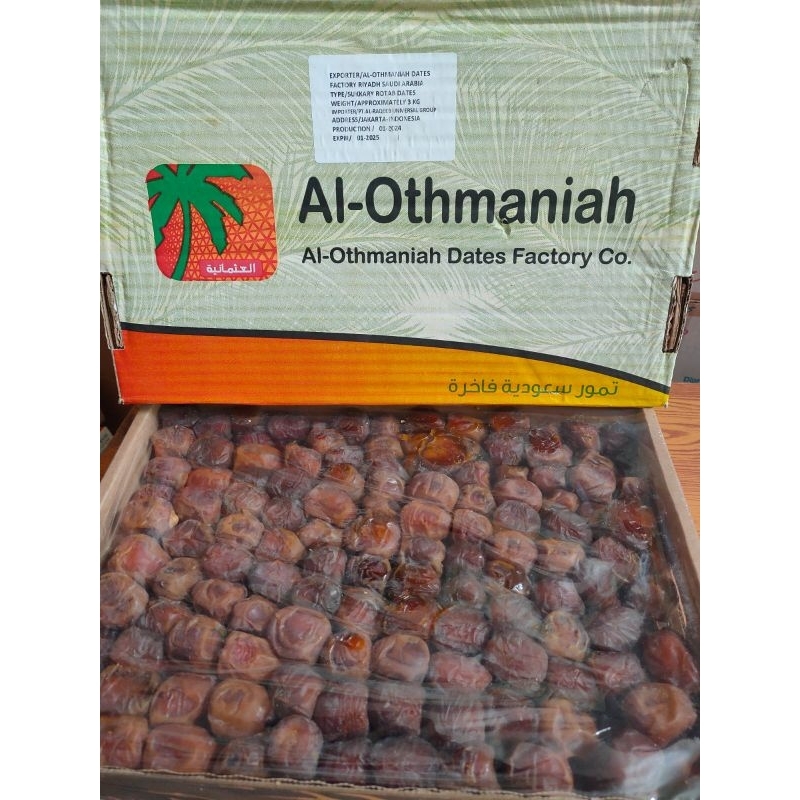 

Kurma Sukari 3kg Premium Al Othmaniah