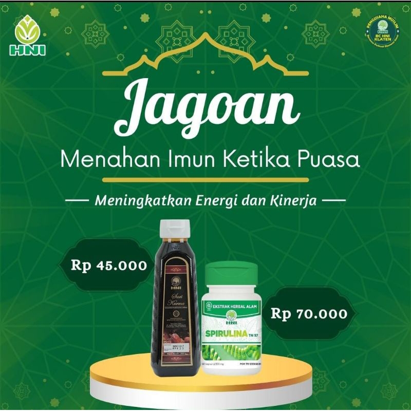 Membantu menjaga stamina agar tdk gampang lelah.