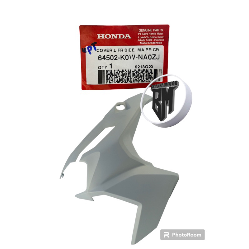 COVER SAYAP KIRI PUTIH DOF ADV 160 64502 K0W NA0ZJ