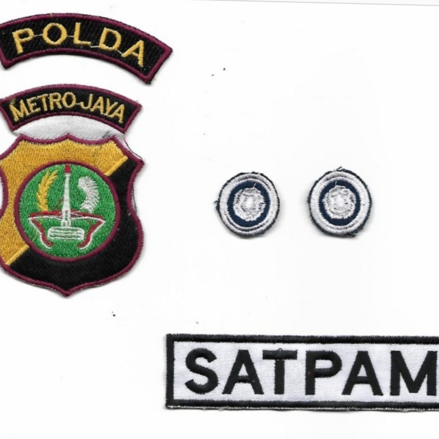 Atribut Dasar Satpam/Security - Bordiran