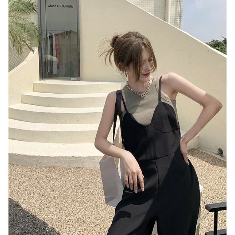 JUMPSUIT 4125 (OVERAL+INNER) JUMPSUIT CELANA PANJANG KOREA WANITA IMPORT