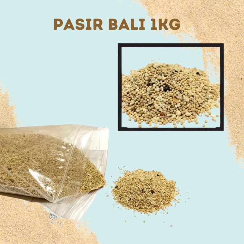 pasir bali 1kg / pasir aquarium /pasir aquascape
