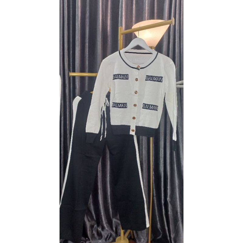 Setelan Celana Rajut BALMAIN importt premium