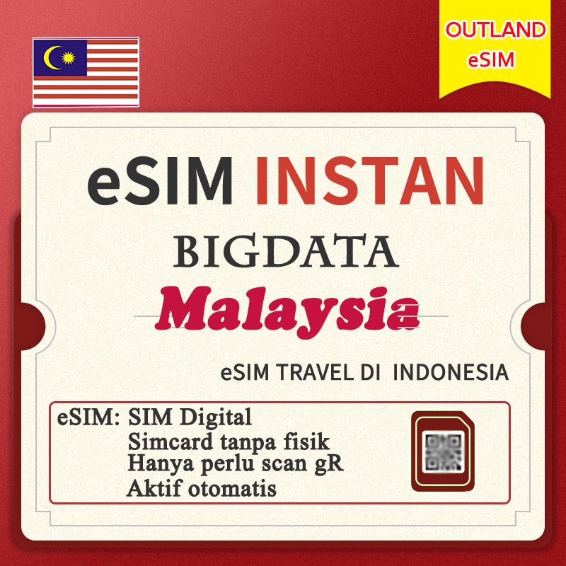 Outland eSIM  Malaysia UnlimitedData Internet