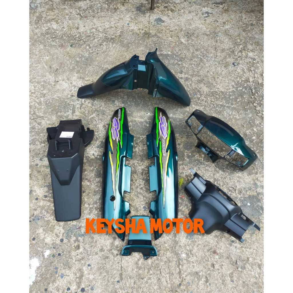 COVER BODY HALUS KASAR SUZUKI TORNADO GS TORNADO HIJAU