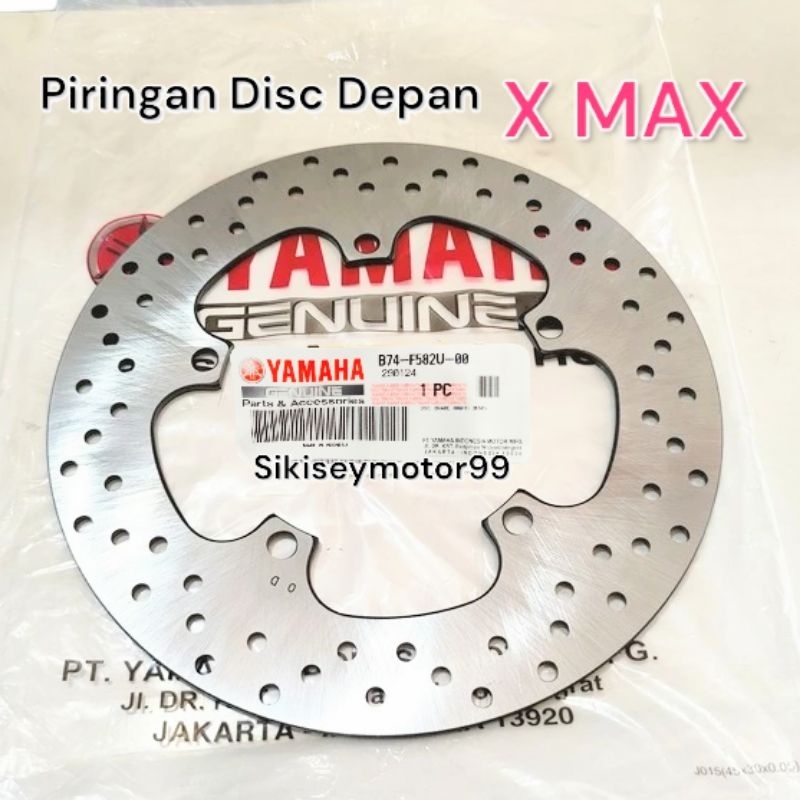 PIRINGAN DISC X MAX Depan Original Yamaha B74-F582U-00