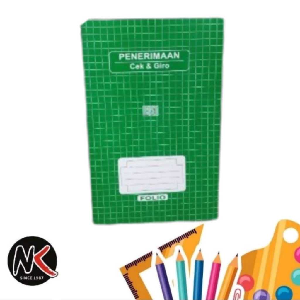 

Buku Penerimaan Cek dan Giro Folio BM Panjang 50 Sheets/Lembar