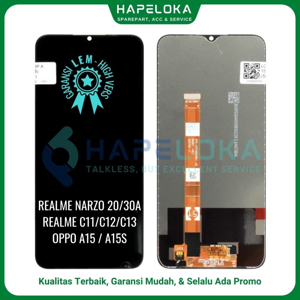 LCD TOUCHSCREEN OPPO A15 / OPPO A15S / OPPO A16E / OPPO A16K - ORI COMPLETE