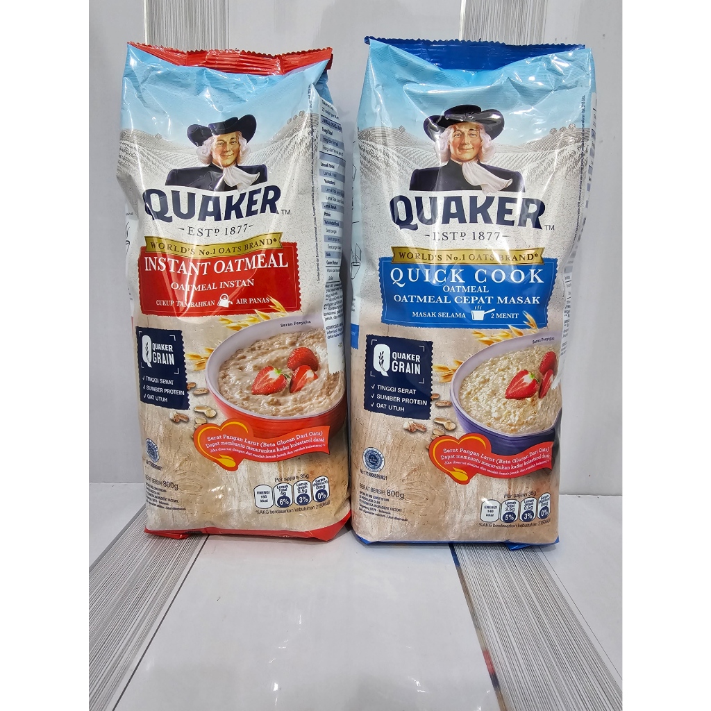 

Quaker Oatmeal 800g Instant Oatmeal Quick Cook