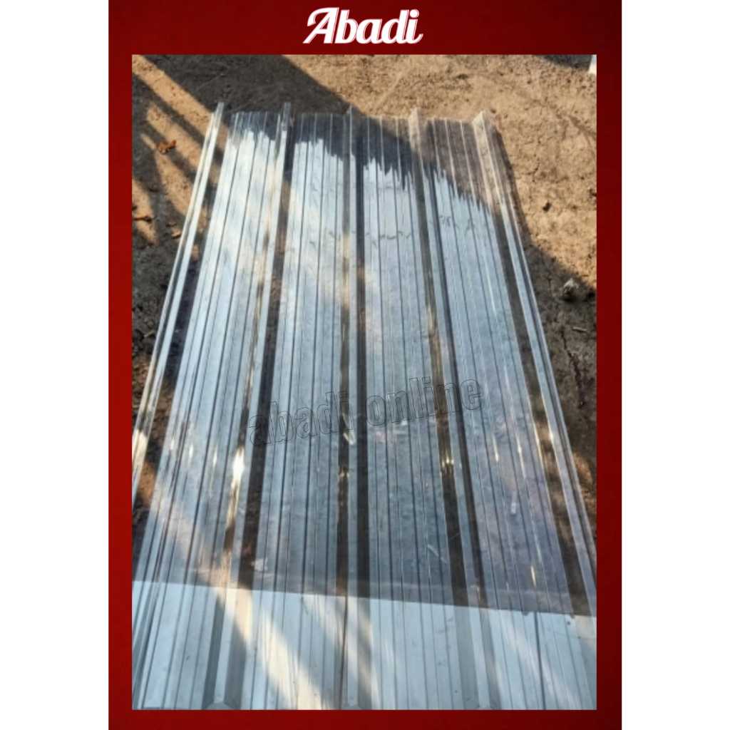 Spandek Clear/Transparan 3 M, 4 M Area Semarang