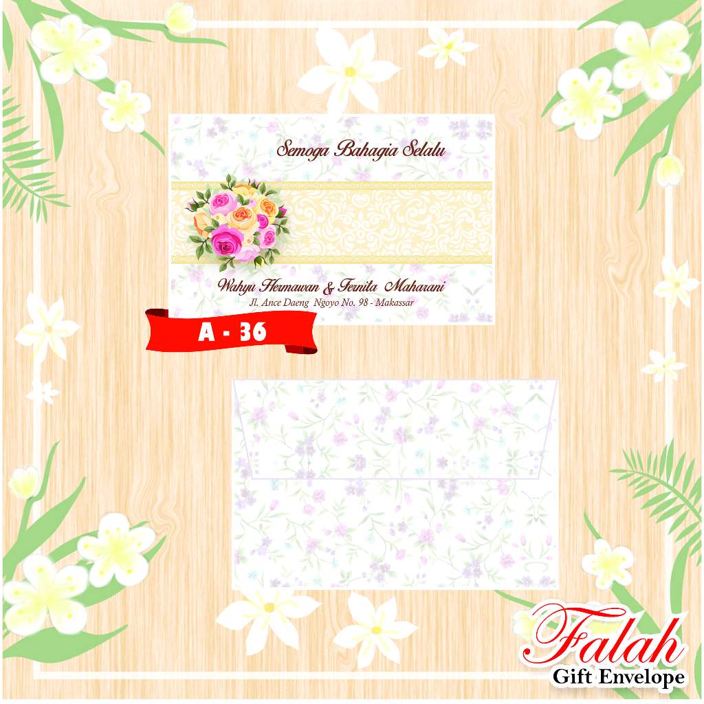 

Amplop Falah A 36 Termurah Isi 50 Lembar (Belum Termasuk Cetak)