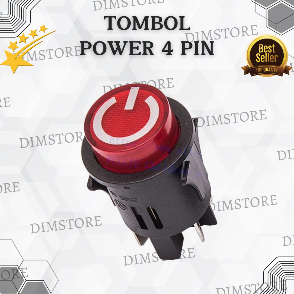 TOMBOL SAKLAR ON OF MOBIL MAINAN AKI SWITCH SAKLAR ON OFF PLIKO UNIKID MOBIL MAINAN AKI ANAK MOTOR M