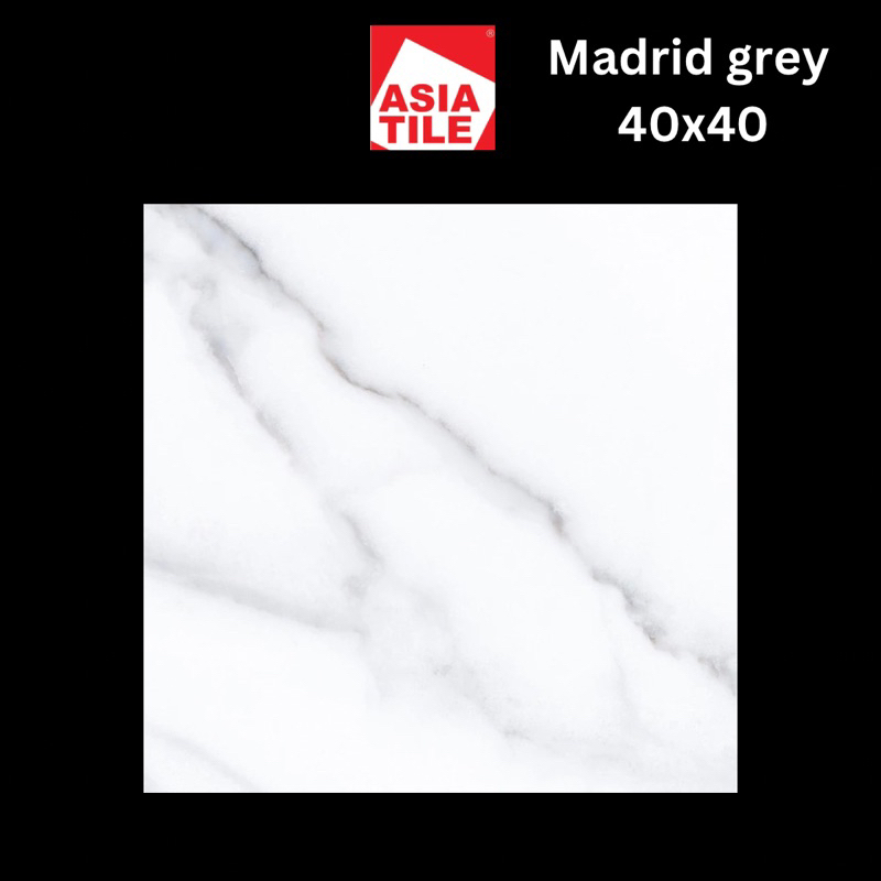 Keramik Asia Tile Madrid Grey ukuran 40x40 KW3/C