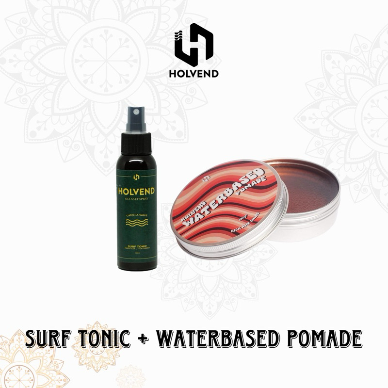[BUNDLING PACKAGE] Sea Salt Spray + Waterbased Pomade
