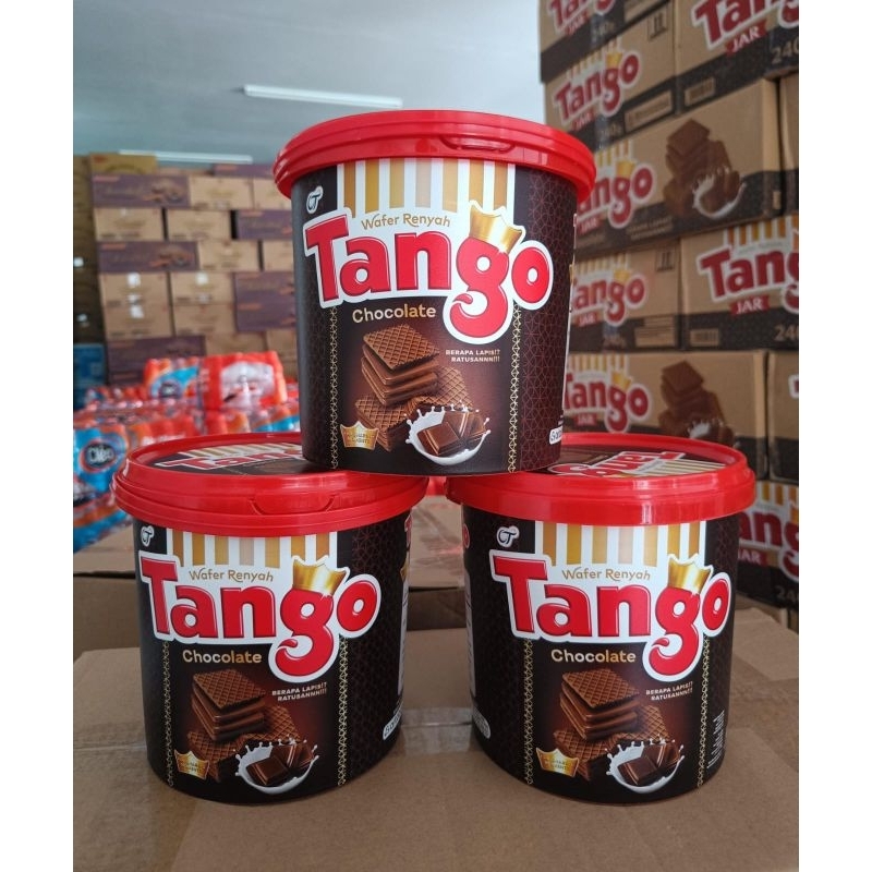 

Wafer Tango Kemasan Jar ukuran 230gr Rasa Coklat dan Vanila