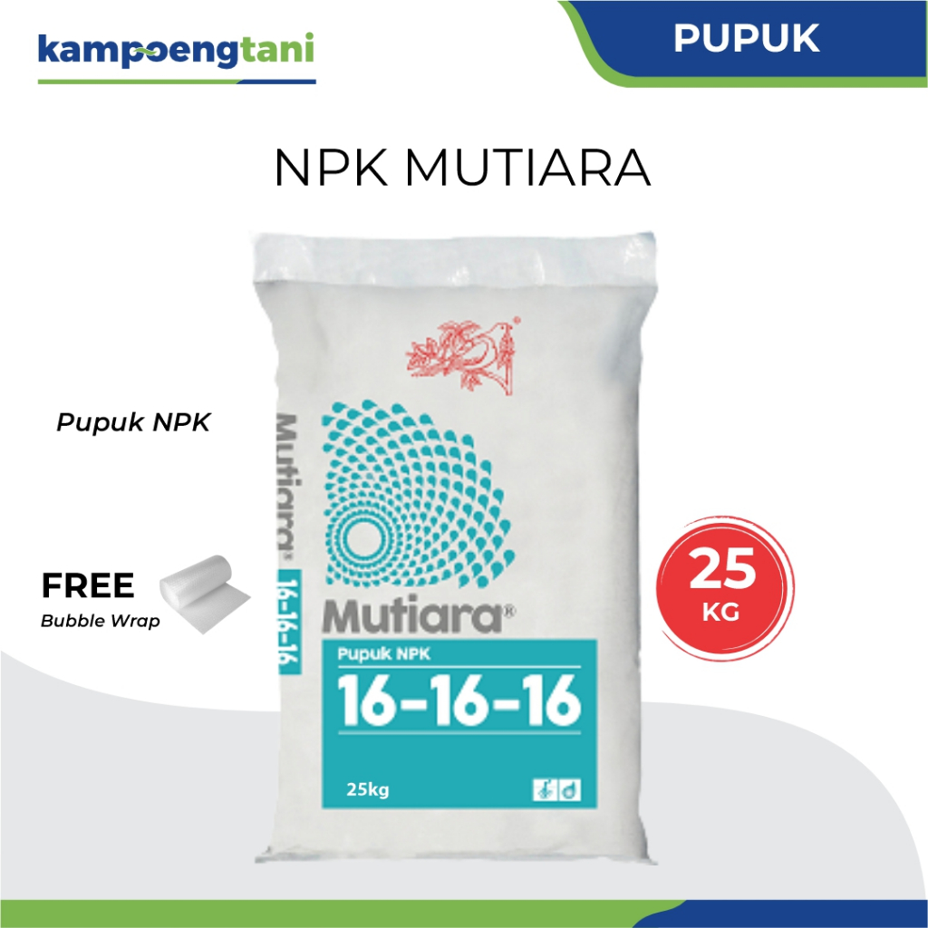 Kampoeng Tani - Pupuk NPK Mutiara 16-16-16 25 Kg Meroke Original