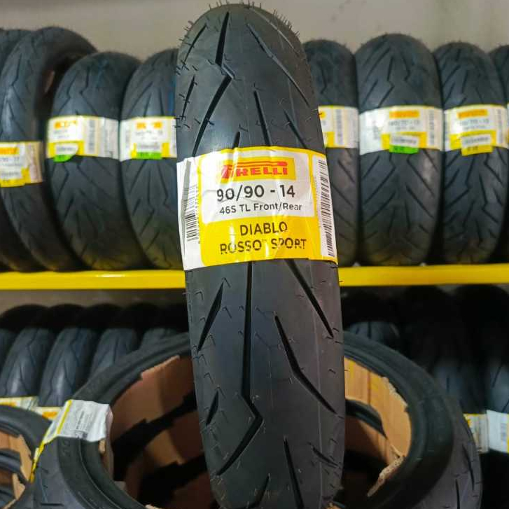 Ban luar PIRELLI Diablo Rosso Sport 90/90-14 tubeless