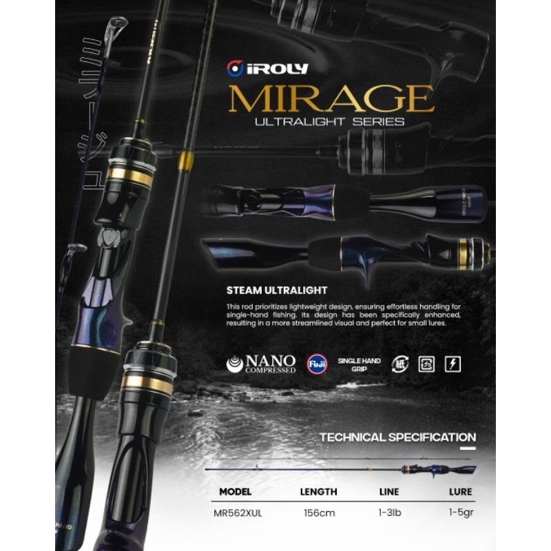 Joran BC IROLY MIRAGE 502XUL 1-3LB Ultralight